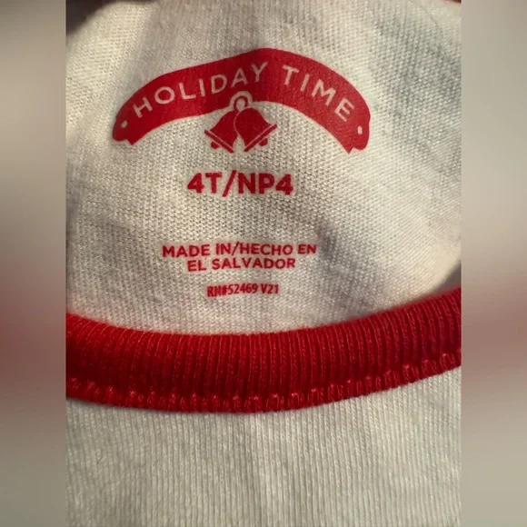 Bundle of 4 long sleeve Christmas Shirts, 4T - Picture 7 of 13